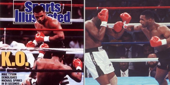 Mike Tyson vs Michael Spinks Cover